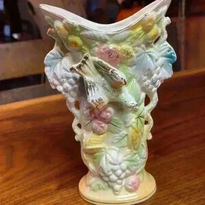 Vintage Betson handpainted vase beautiful.
